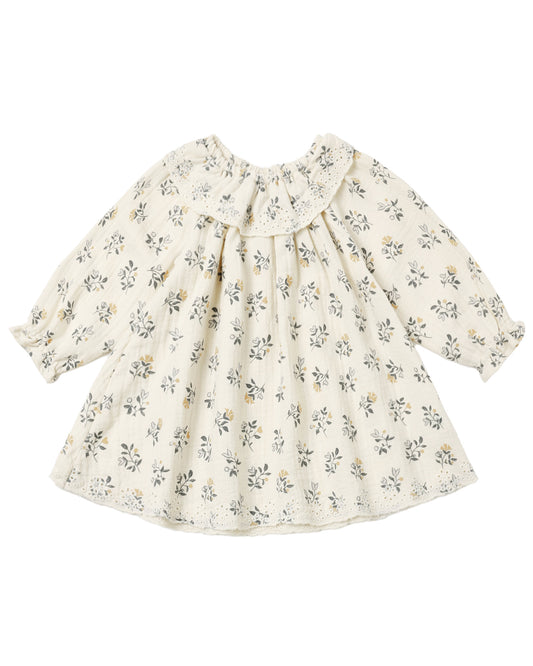French Floral Long Sleeve Isla Dress