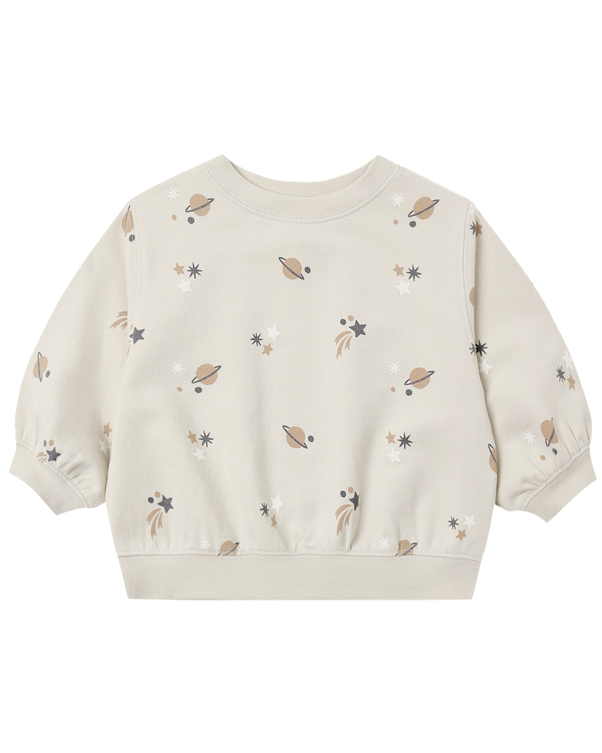 Space Oversized Crew Sweatshirt
