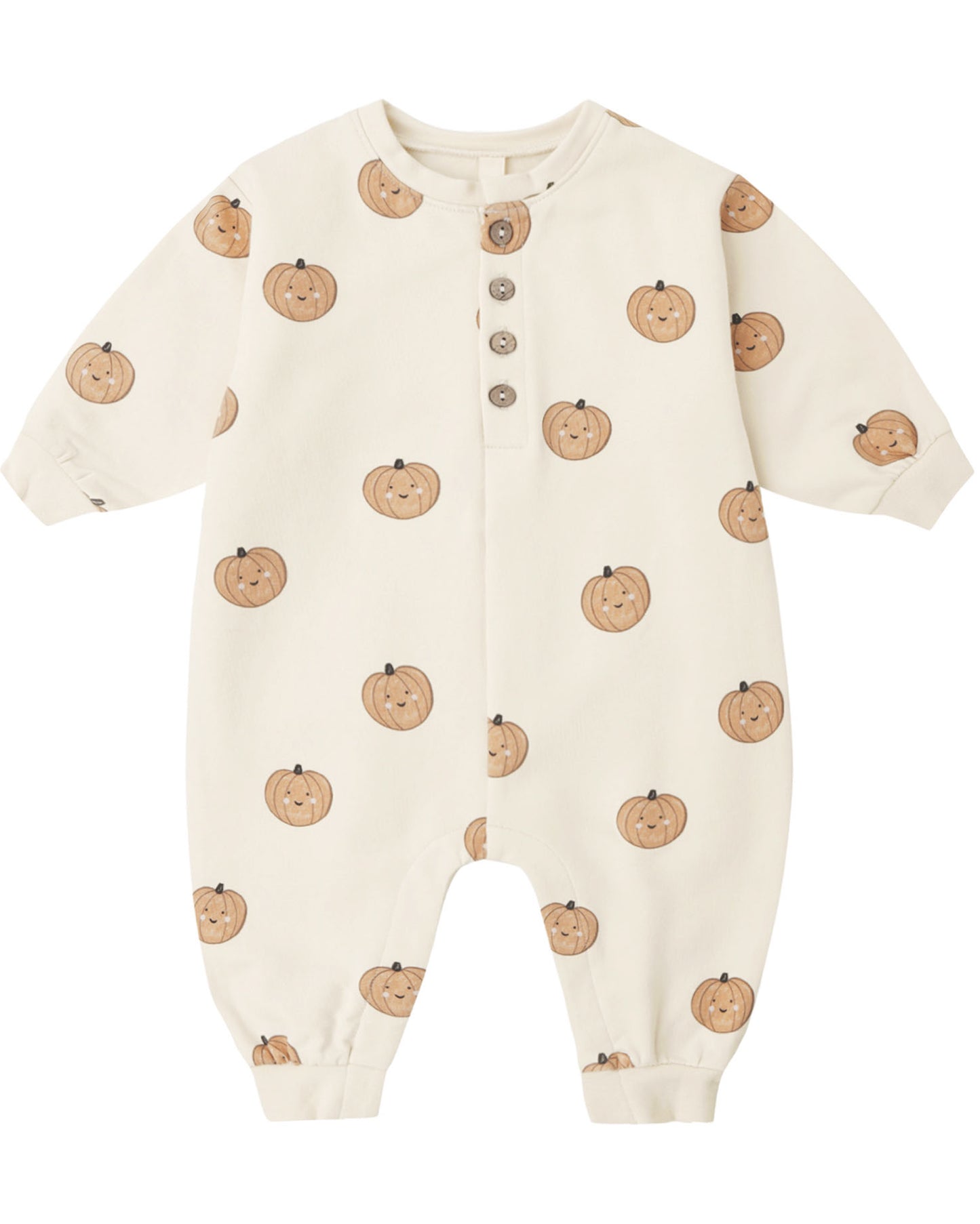 Pumpkin Relaxed Fleece Jumpsuit
