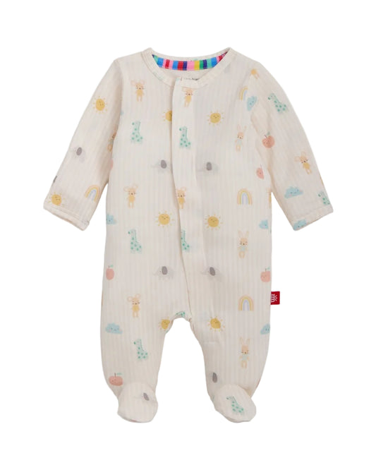 Lullaby Sky Pink Magnetic Footie