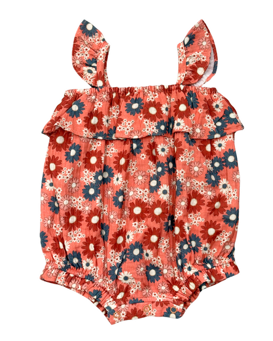Gauze Bubble Romper Zoey Daisy
