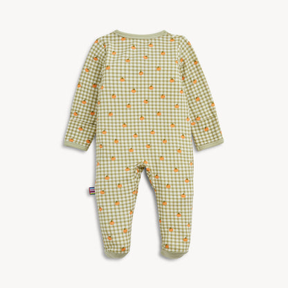 Pumpkin Plaid Modal Footie