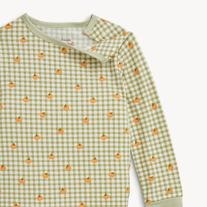 Pumpkin Plaid Modal Pajamas