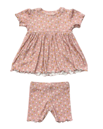 Mini Daisy Babydoll Set