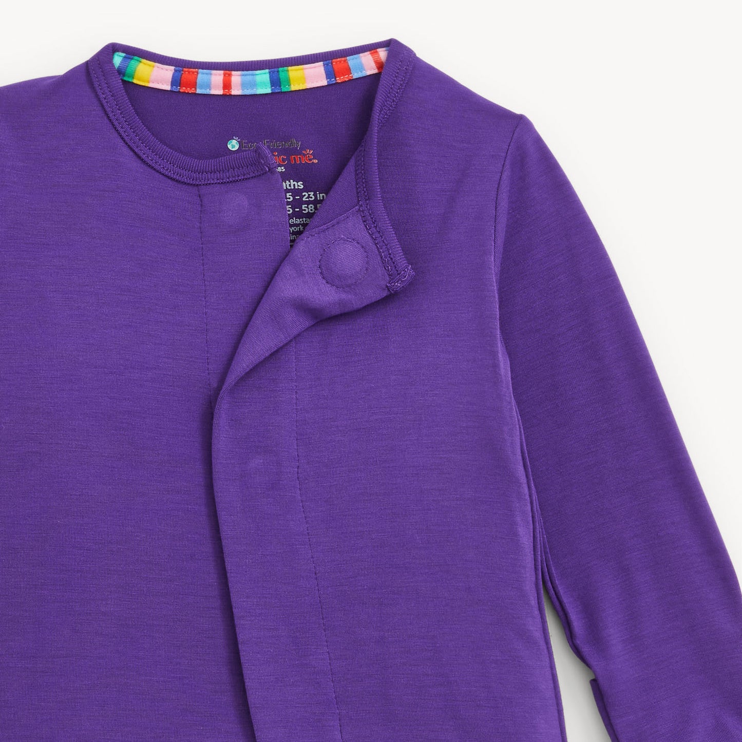 Purple Solid Modal Footie