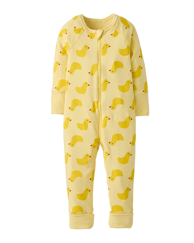 2 Way Zip Sleeper- Yellow Ducks
