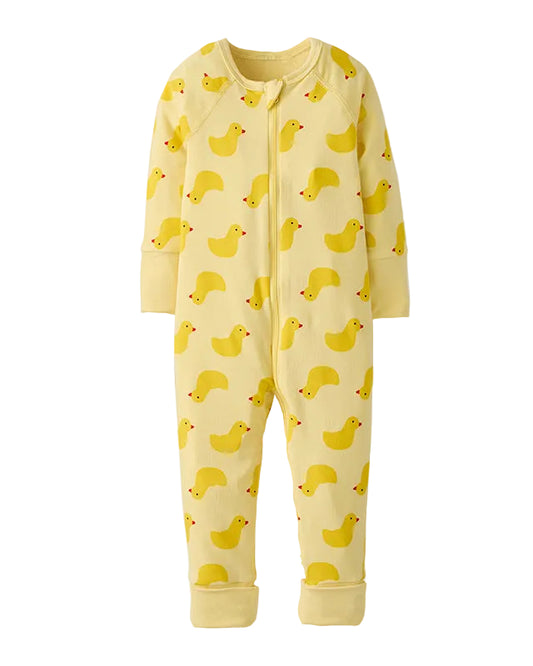 2 Way Zip Sleeper- Yellow Ducks