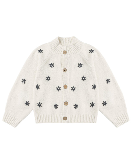 Womens Cheyenne Tulip Cardigan Midnight Daisies